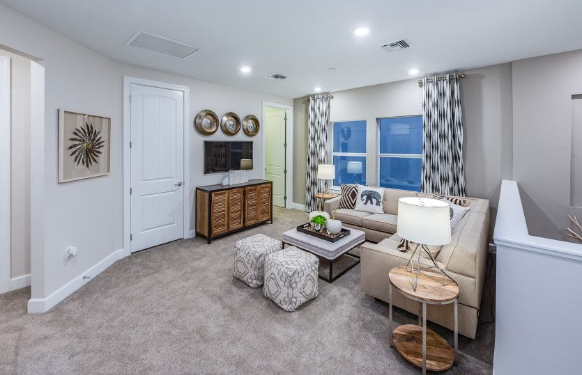 Loft space located on second floor