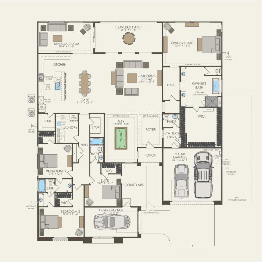 First Floor 4 br / 3.5 ba