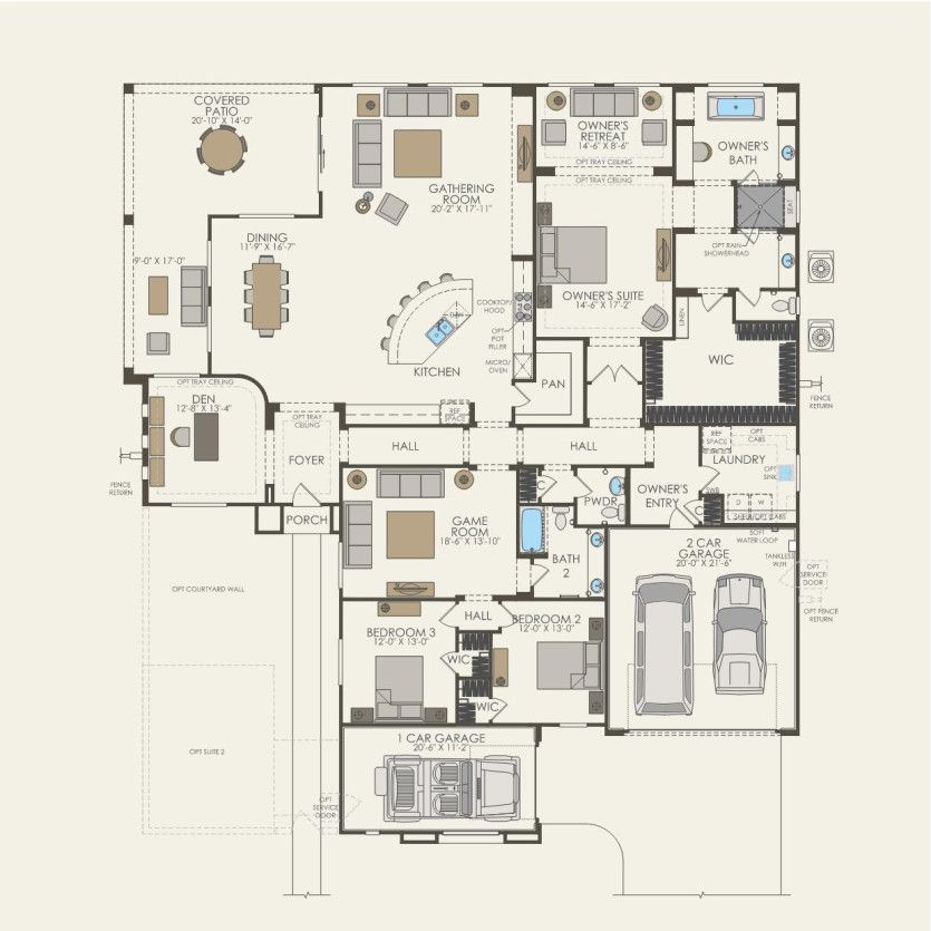 First Floor 3 br / 2.5 ba
