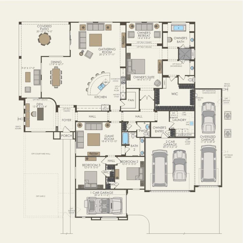 First Floor 3 br / 2.5 ba