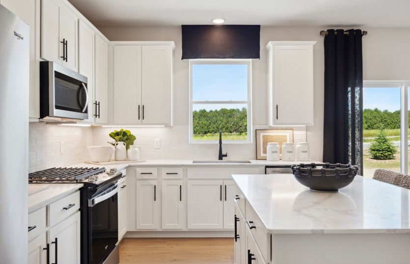Bright White Kitchen