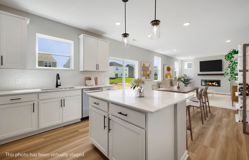 Bright white kitchen