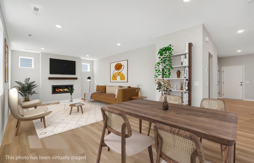 Spacious gathering room