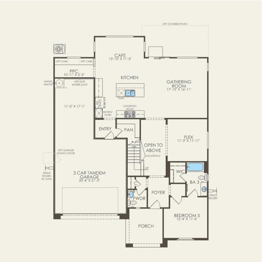 First Floor 5 br / 3.5 ba