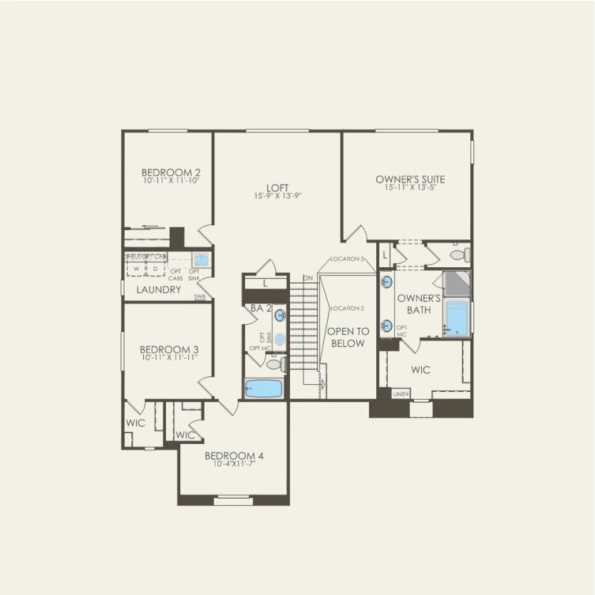 Second Floor 5 br / 3.5 ba