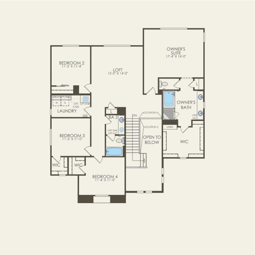 Second Floor 5 br / 3.5 ba