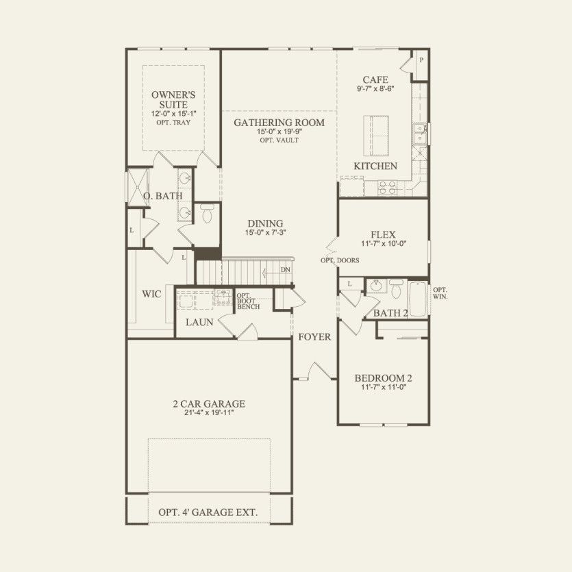 First Floor 2 br / 2 ba
