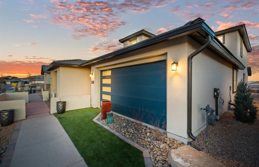 Enjoy the modern exterior of elevation C.