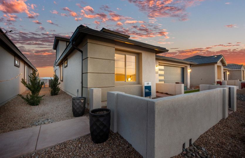 Thisn home features a courtyard, perfect for outdoor relaxation.