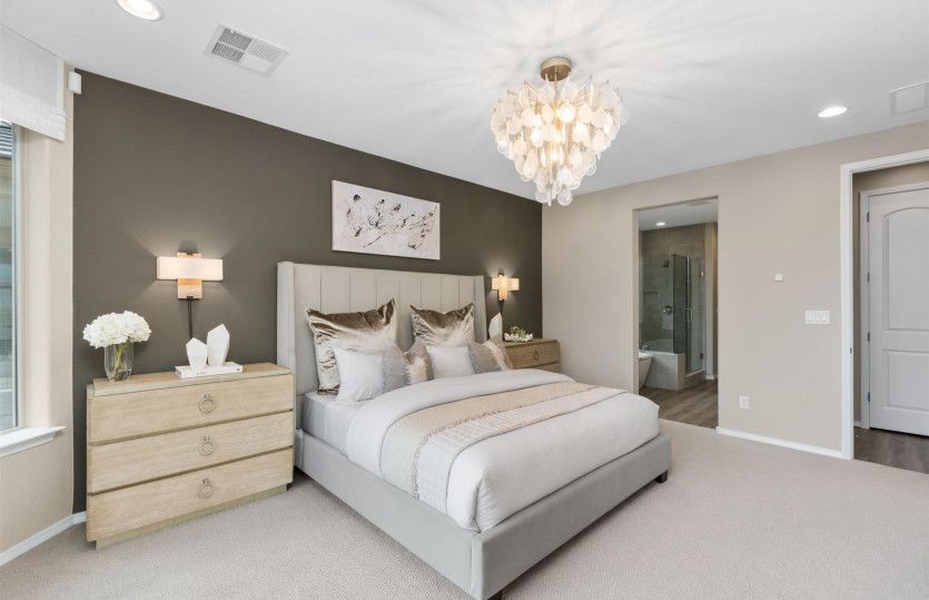 Create a cozy and comfortable owner's suite.