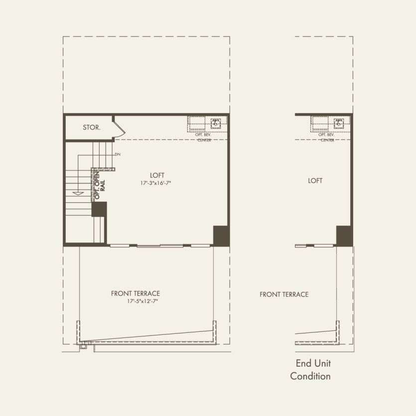 Fourth Floor 3 br / 3.5 ba