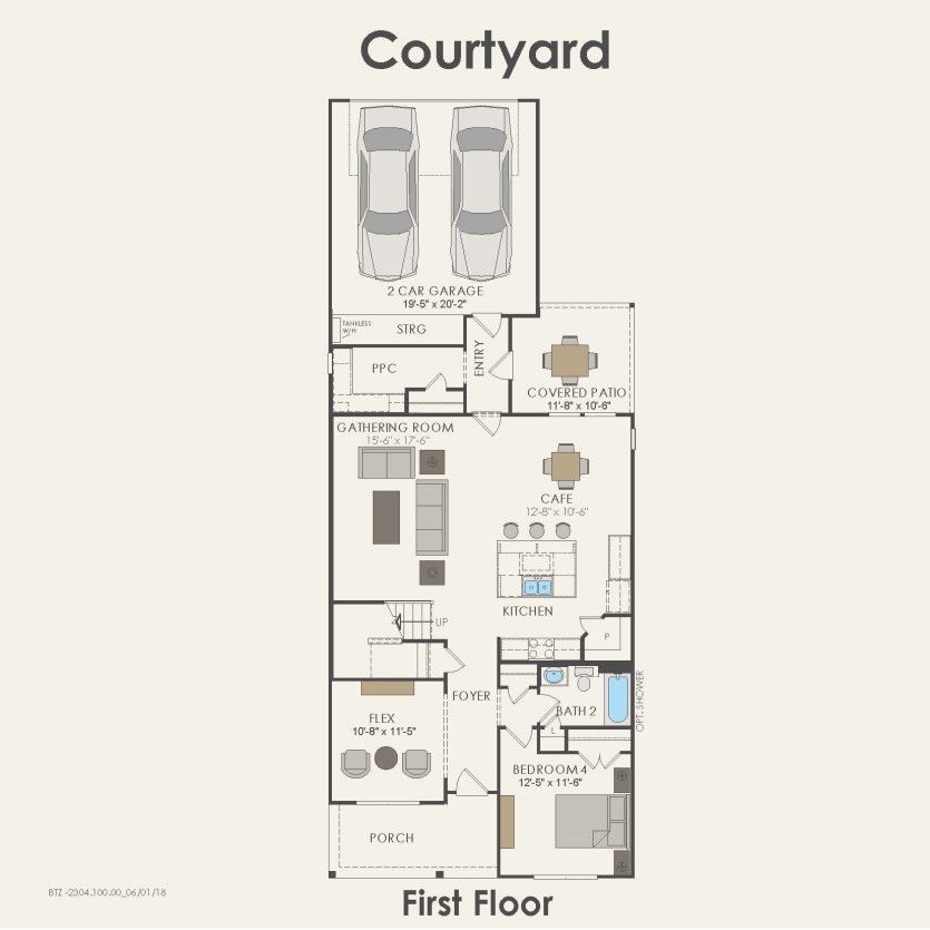 First Floor 4 br / 3 ba