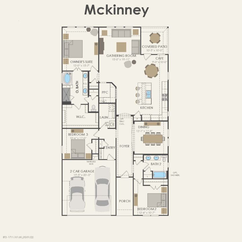 First Floor 3 br / 2 ba