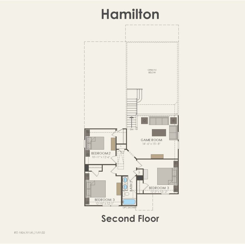 Second Floor 4 br / 3.5 ba