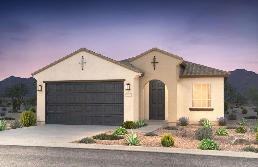 Hewitt home design in exterior elevation A