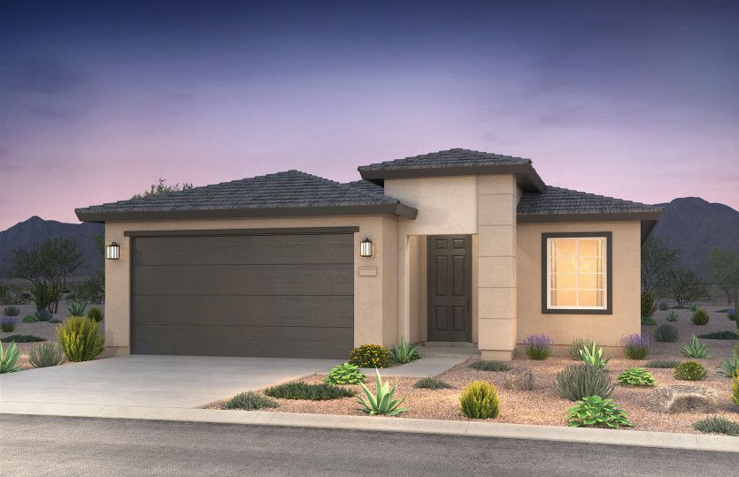 Hewitt home design in exterior elevation B