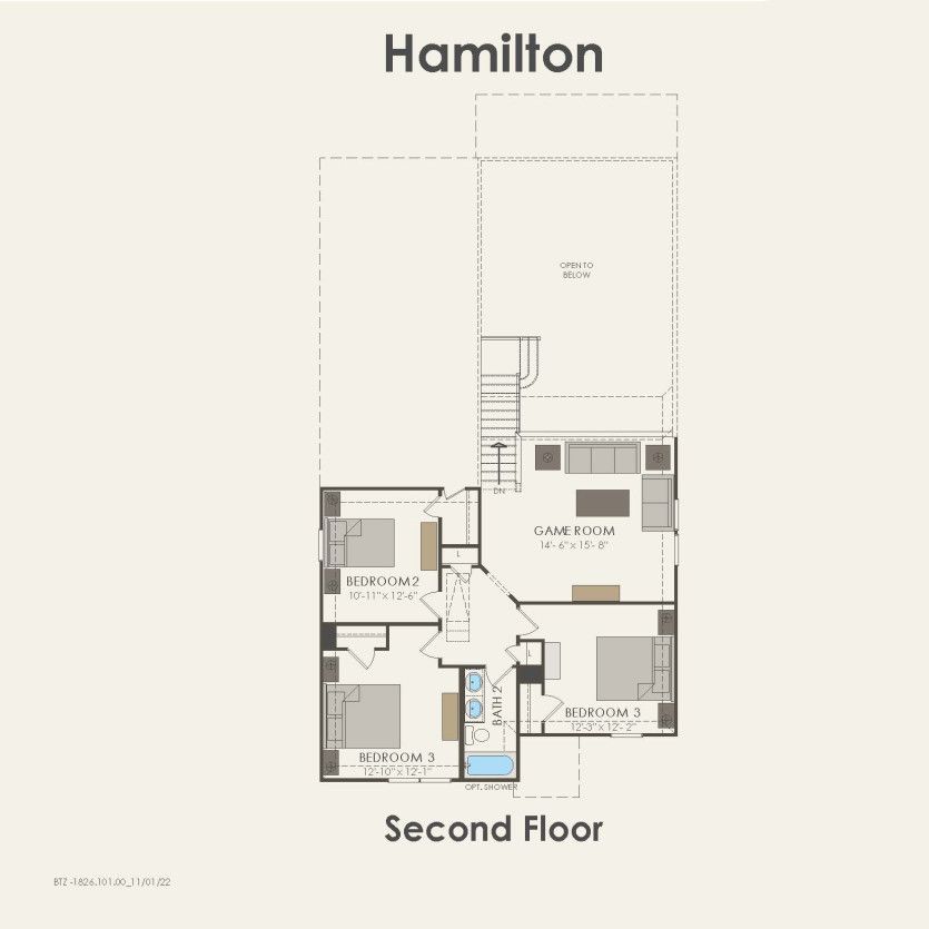 Second Floor 4 br / 2.5 ba