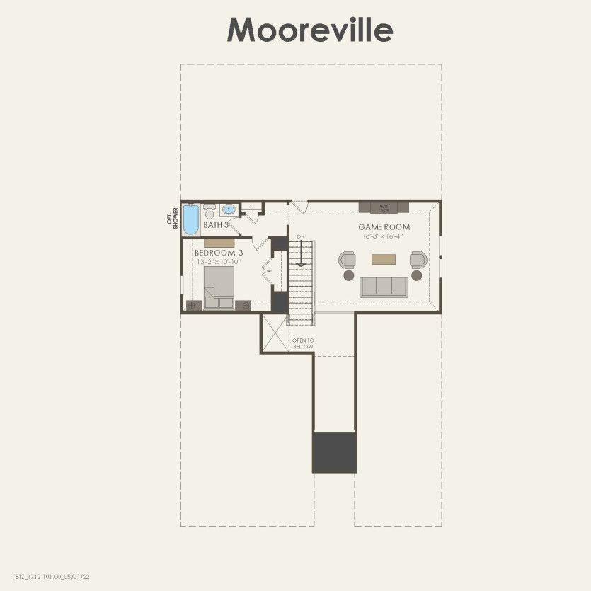 Second Floor 3 br / 3 ba