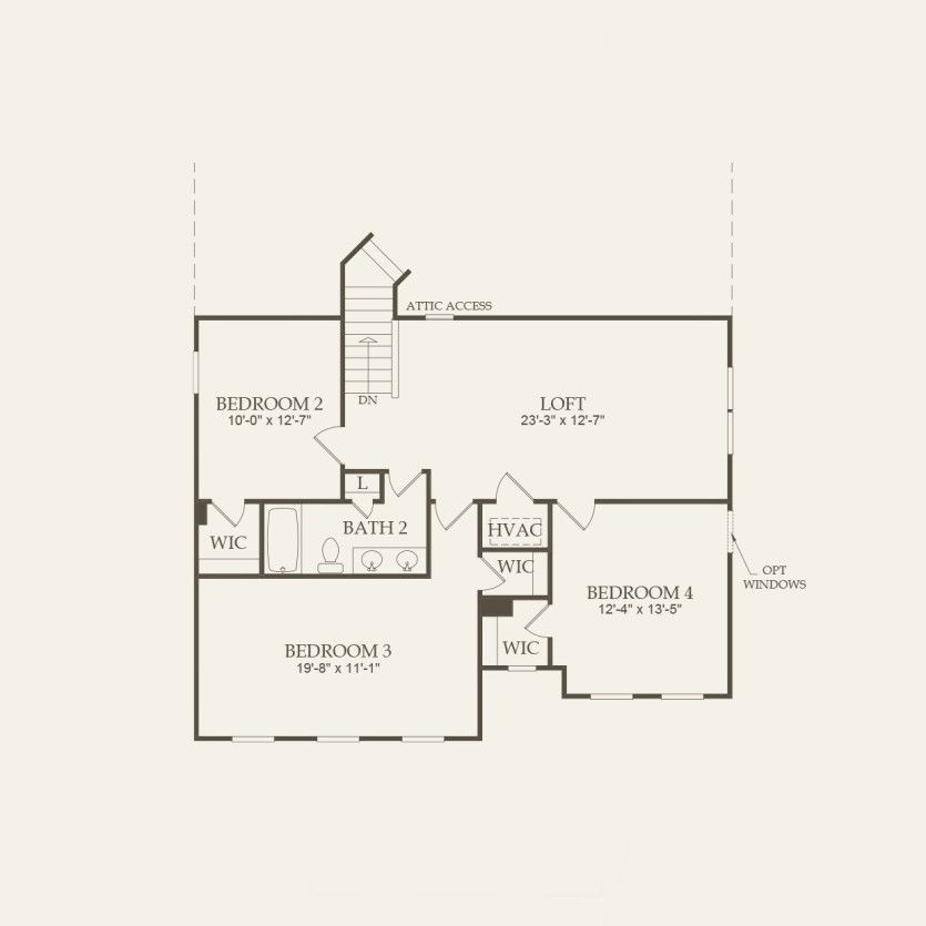 Second Floor 4 br / 2.5 ba