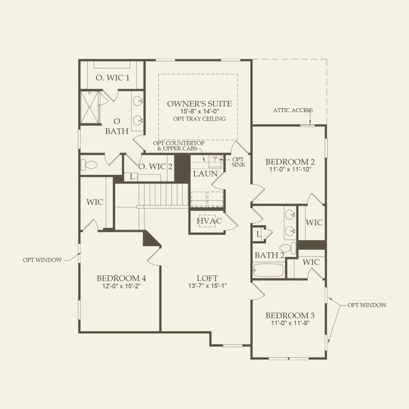 Second Floor 4 br / 2.5 ba