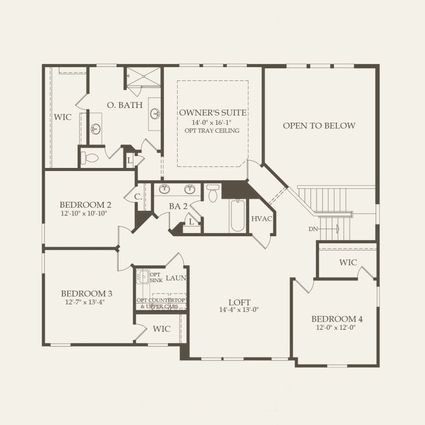 Second Floor 4 br / 2.5 ba