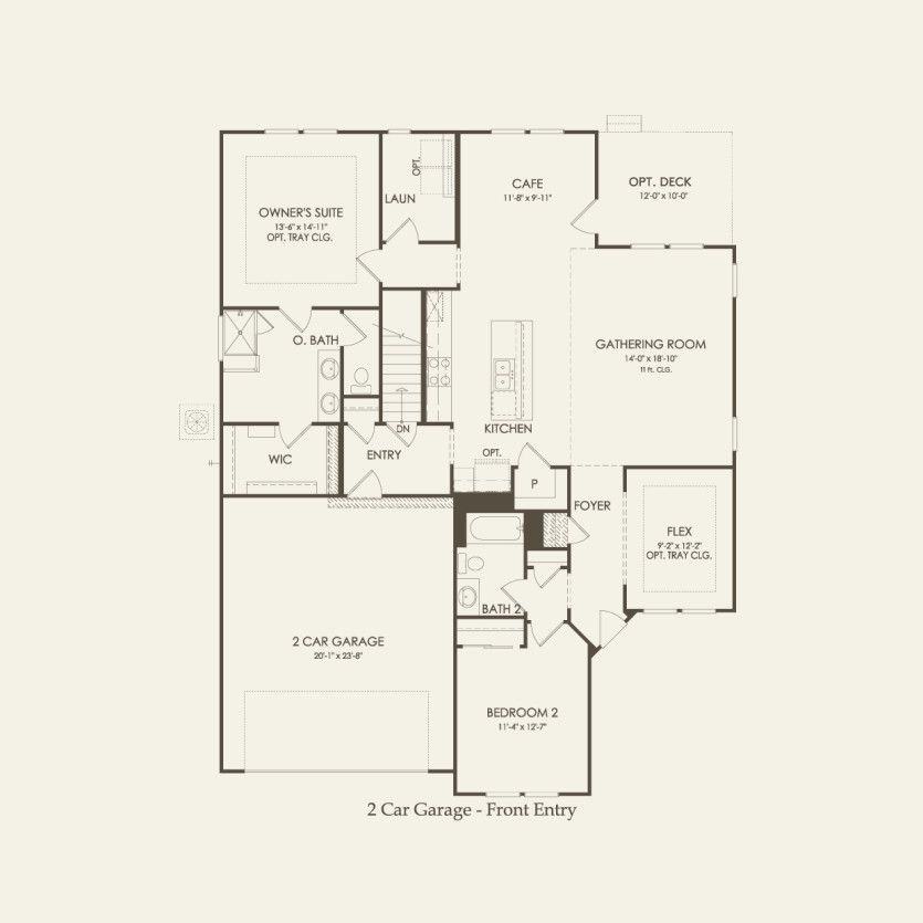 First Floor 2 br / 2 ba