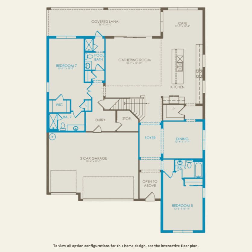 First Floor 6 br / 6 ba