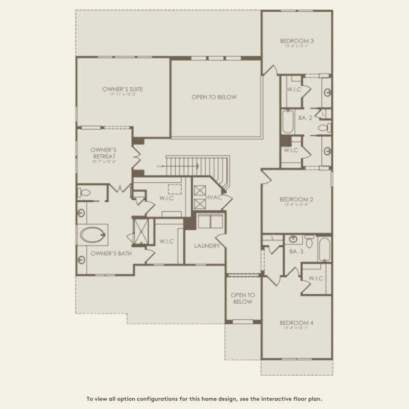 Second Floor 4 br / 3.5 ba