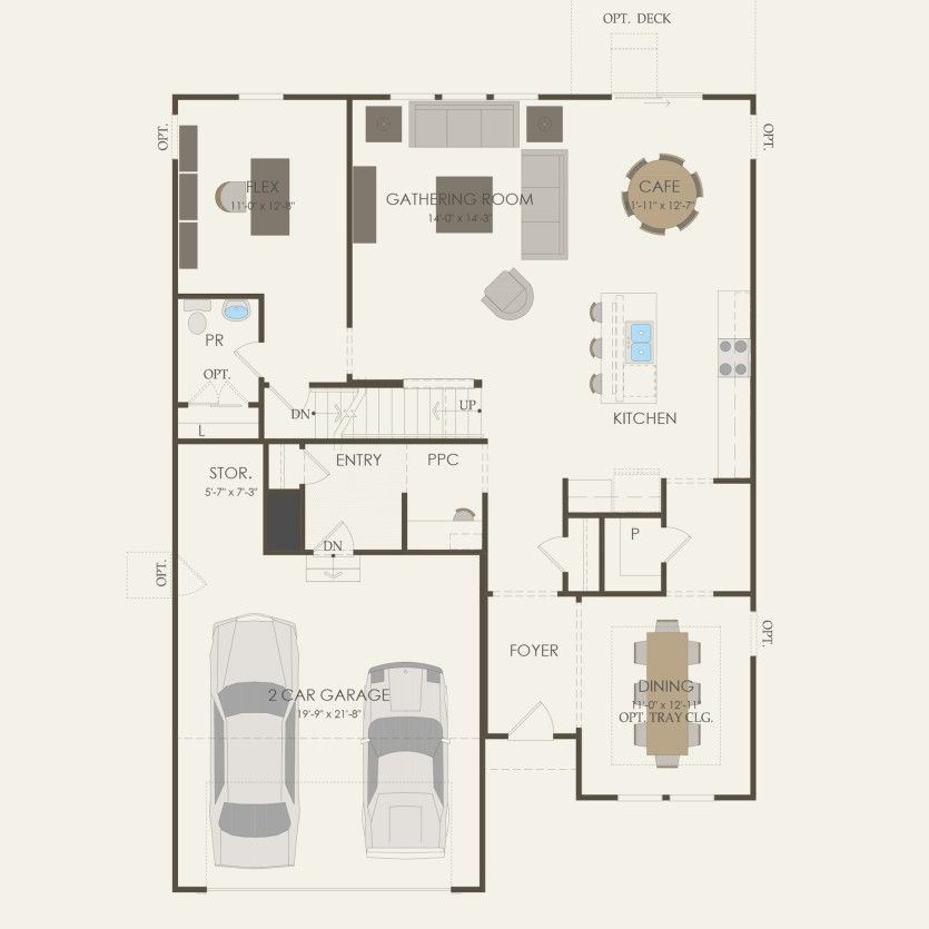 First Floor 4 br / 2.5 ba