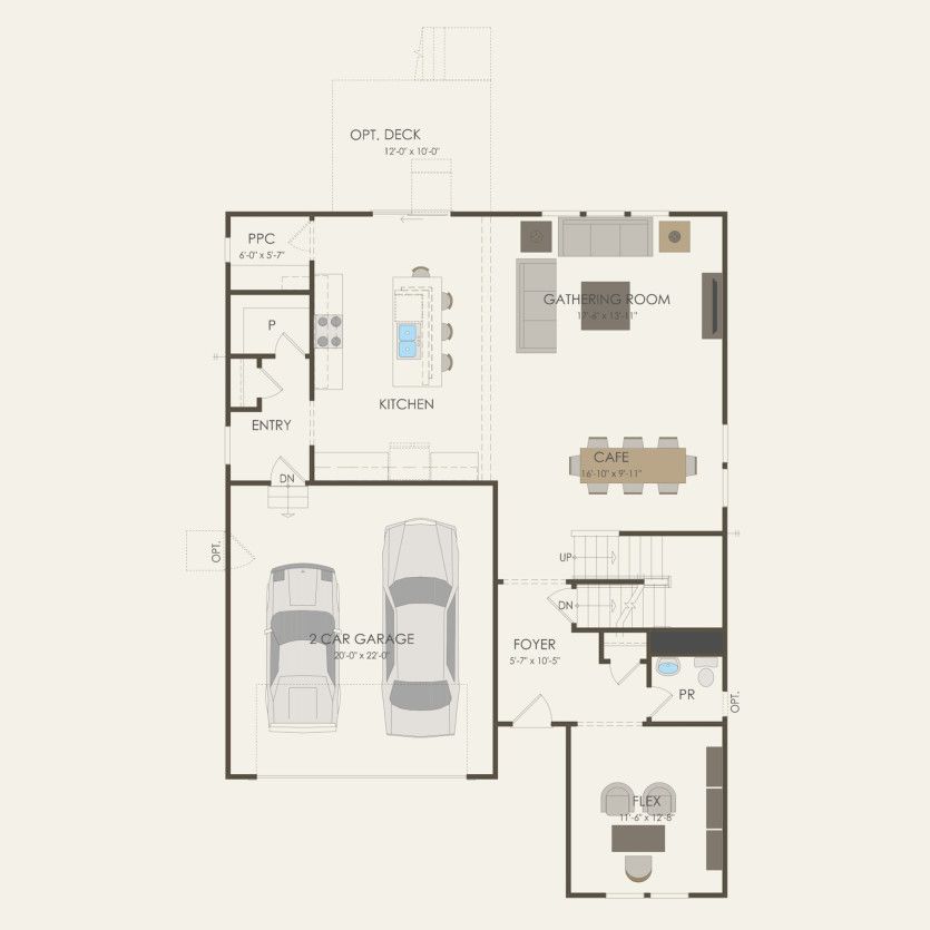 First Floor 3 br / 2.5 ba
