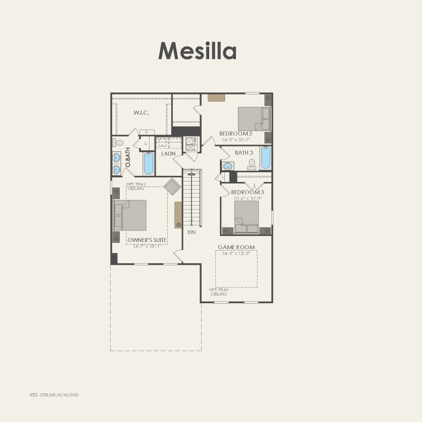 Second Floor 4 br / 3 ba