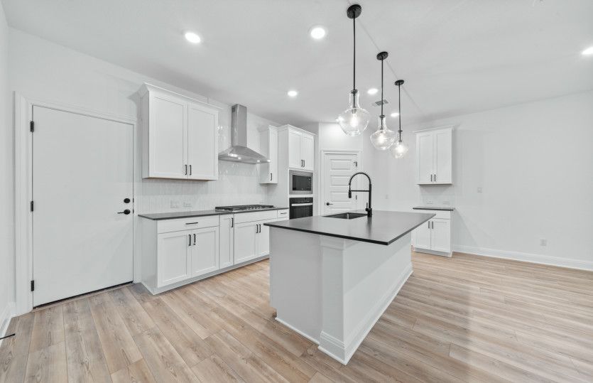 Spacious Kitchen with Eat-In Island