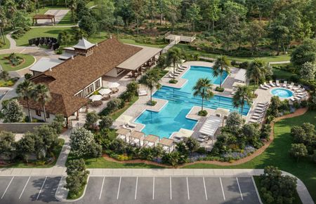 Resort-Style Pool Rendering