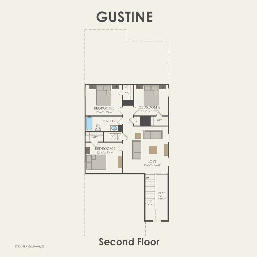 Second Floor 4 br / 2.5 ba