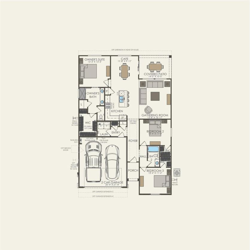 First Floor 3 br / 2 ba