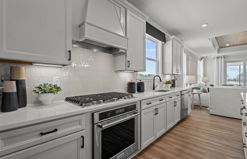 Gourmet Kitchen with long counterspace.