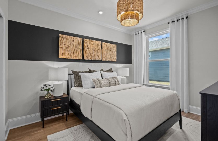 Guest Bedroom with large closet