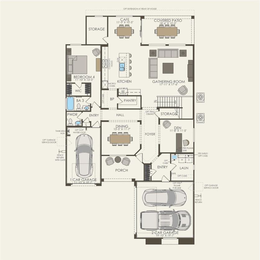 First Floor 4 br / 3.5 ba