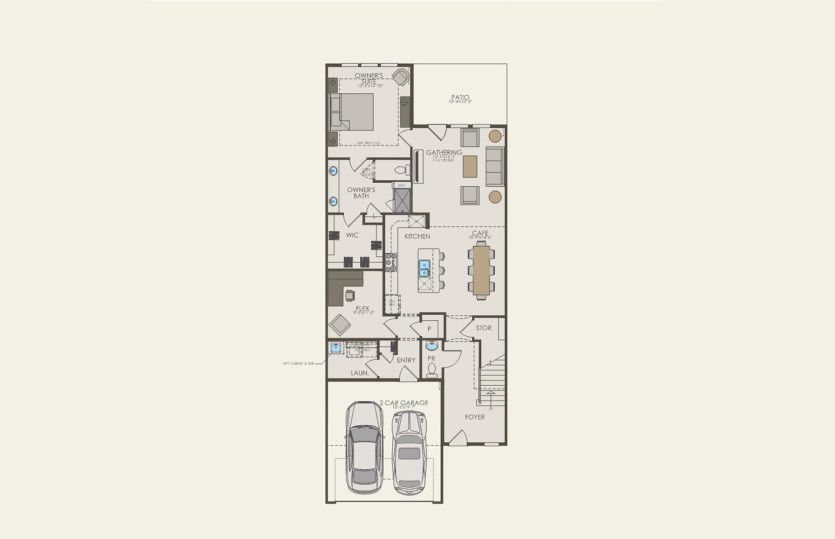 First Floor 3 br / 2.5 ba