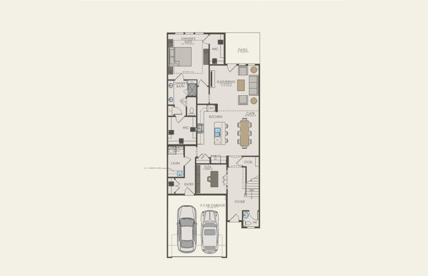 First Floor 3 br / 2.5 ba