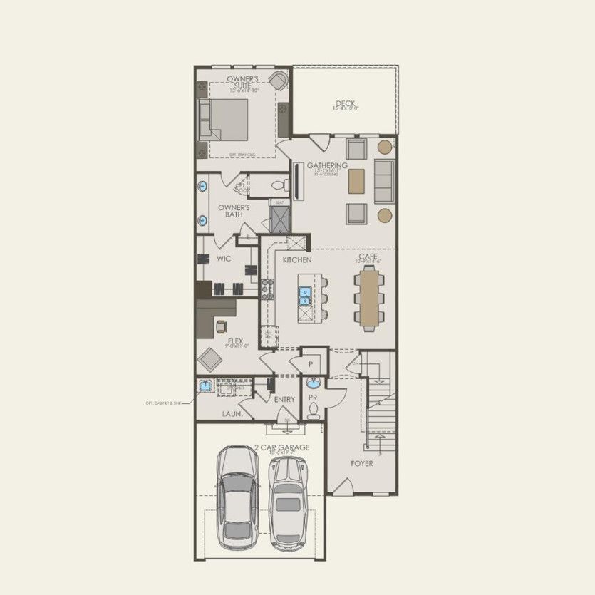 First Floor 3 br / 2.5 ba