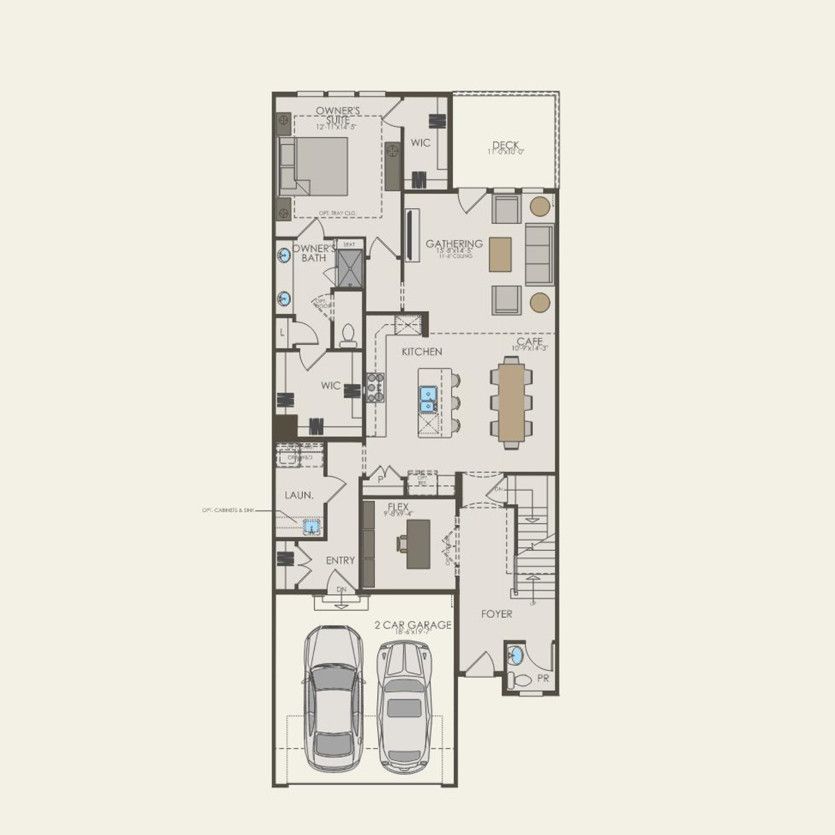 First Floor 3 br / 2.5 ba