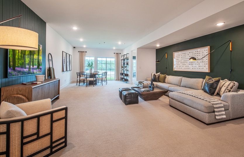 Optional finished basement