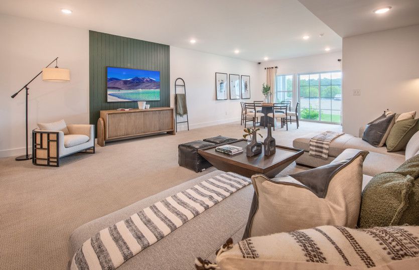 Optional finished basement