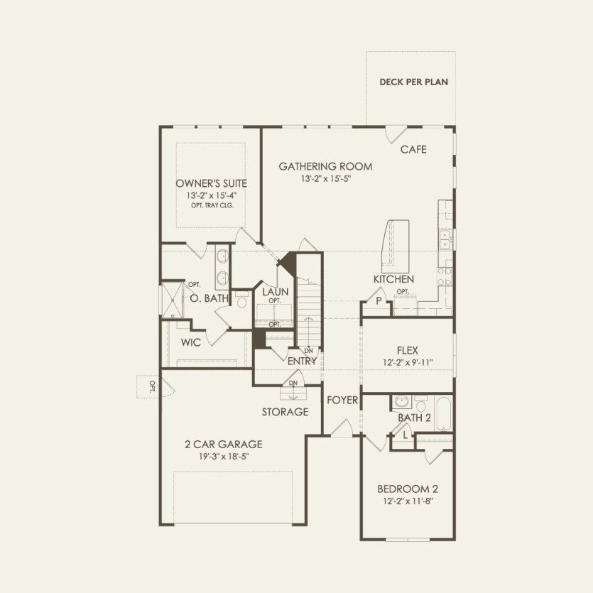 First Floor 2 br / 2 ba
