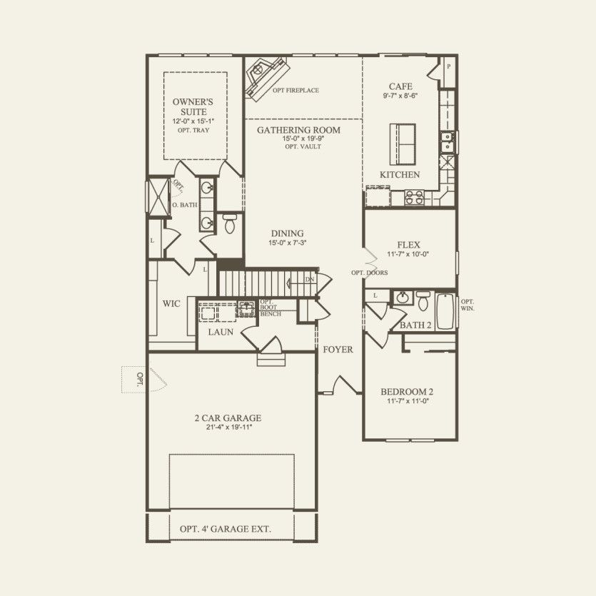 First Floor 2 br / 2 ba