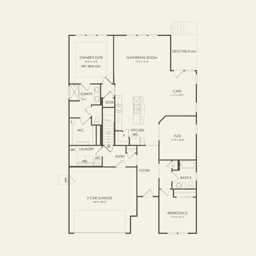 First Floor 2 br / 2 ba