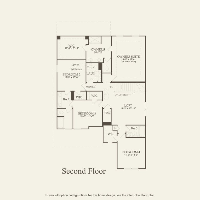 Second Floor 4 br / 3.5 ba
