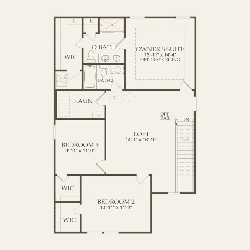 Second Floor 3 br / 2.5 ba