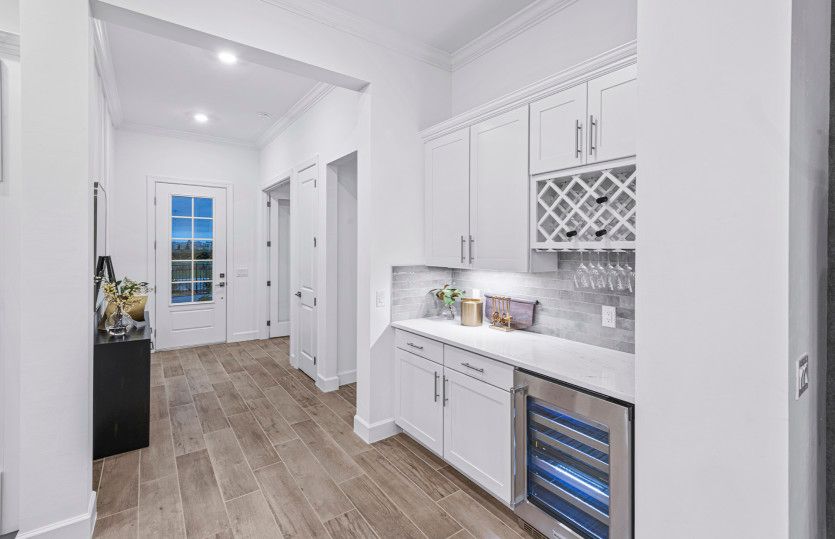 Optional entertainment package, perfect for additional storage and entertaining